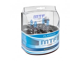 Комплект ламп MTF H1 12V 55W Platinum (2шт.)